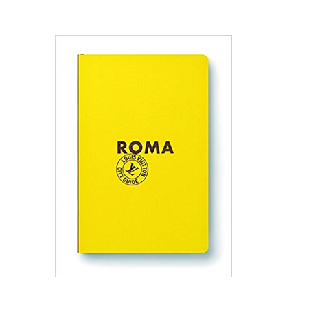 A Roma City Guide book with The Roma logo at Rome Luxury Suites