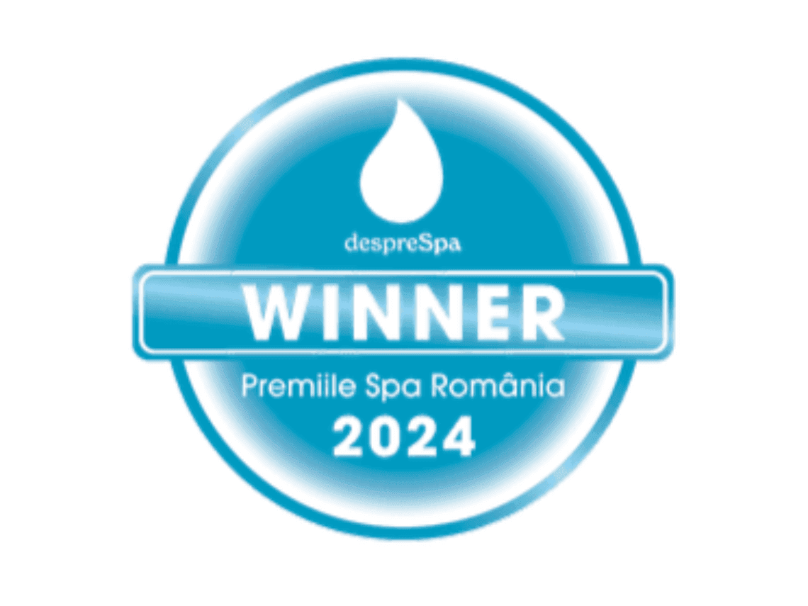 Banner of Spa Awards Romania 2024 Winner used at Ana Hotels