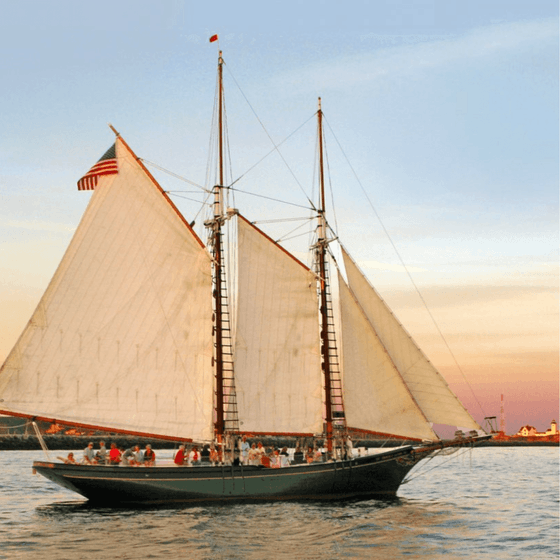 People on the Schooner near Beauport Hotel Gloucester