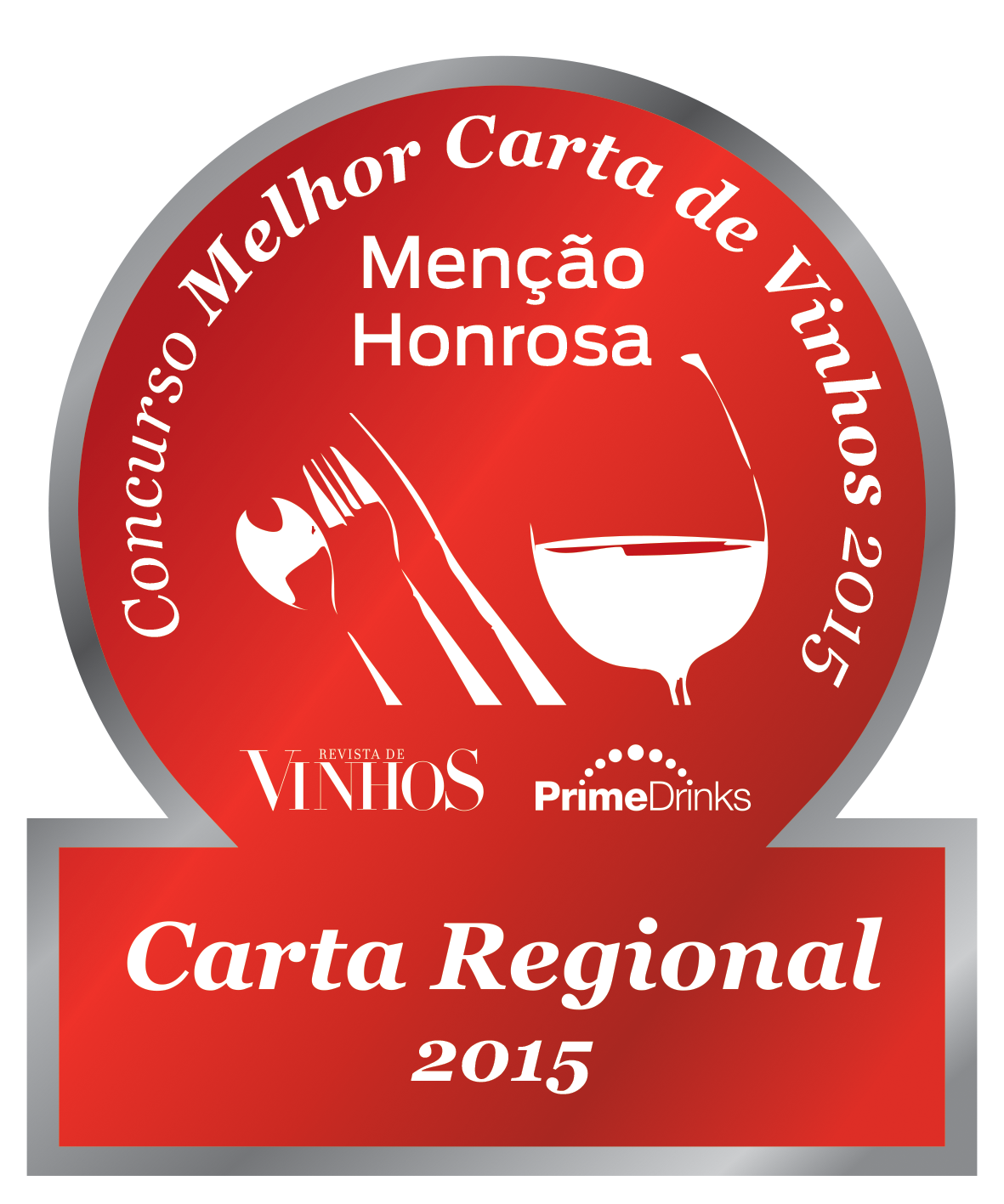 Carta de Vinhos 2015 - Menção Honrosa