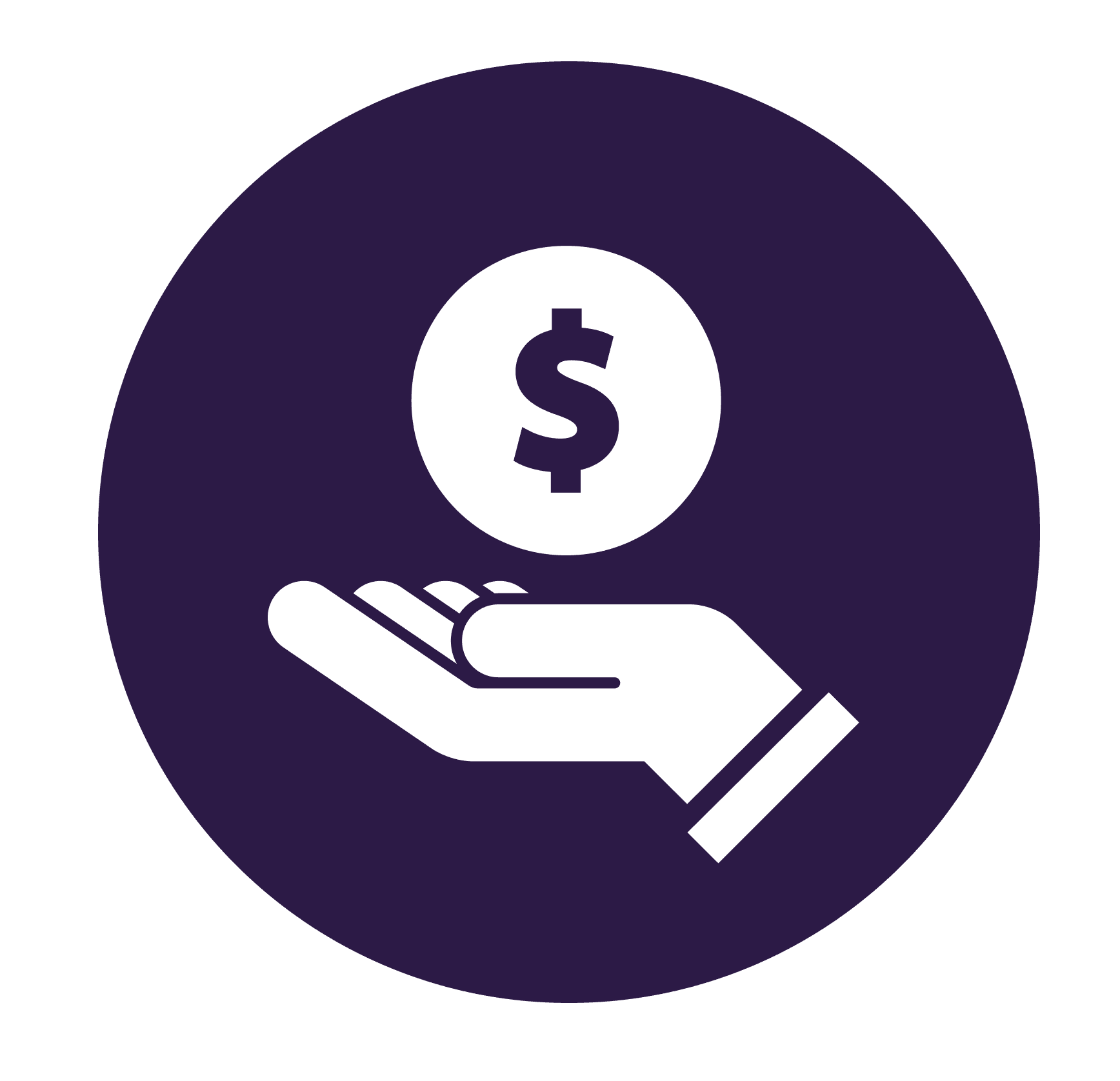 Vector icon for money used at Blackcomb Springs Suites