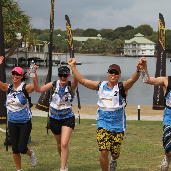 A team enjoying in Novotel Sunshine Coast Resort