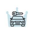 A vector icon used for Car Rental at The Royal Riviera Hotel