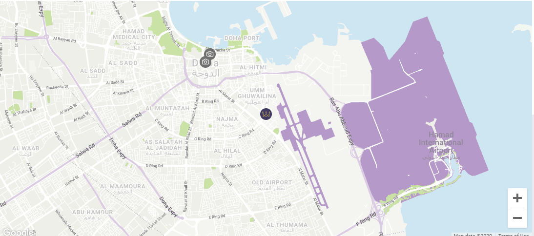 Map Location Strato Hotel by Warwick