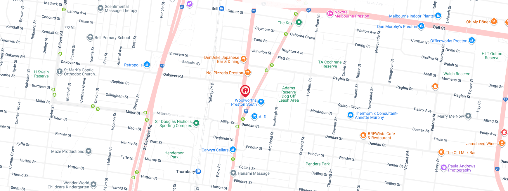 WeAreLiving Preston Map