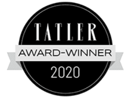 ícone do Tatler Award Winner 2020 utilizado pelo Janeiro Hotel