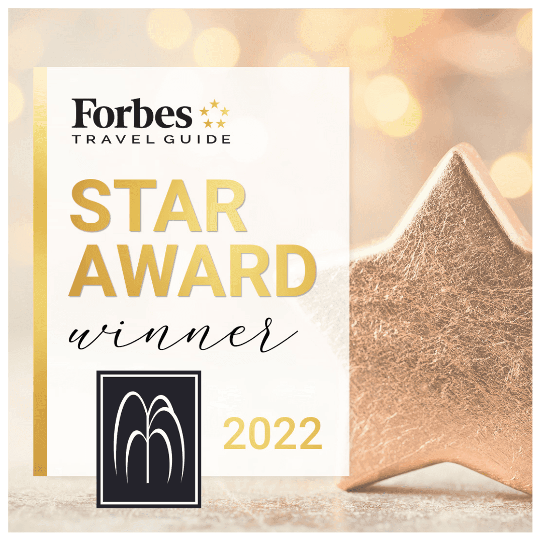 Star Award Winner 2022 featuring Forbes Travel Guide at The Inn at Willow Grove