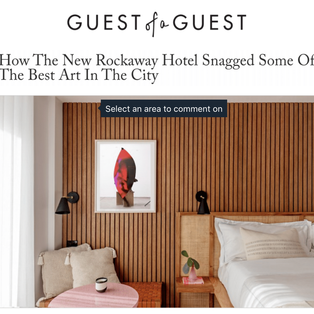 Article about The Rockaway Hotel in Guest of a Guest