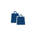 Vector icon for shopping used at Clinton Hotel South