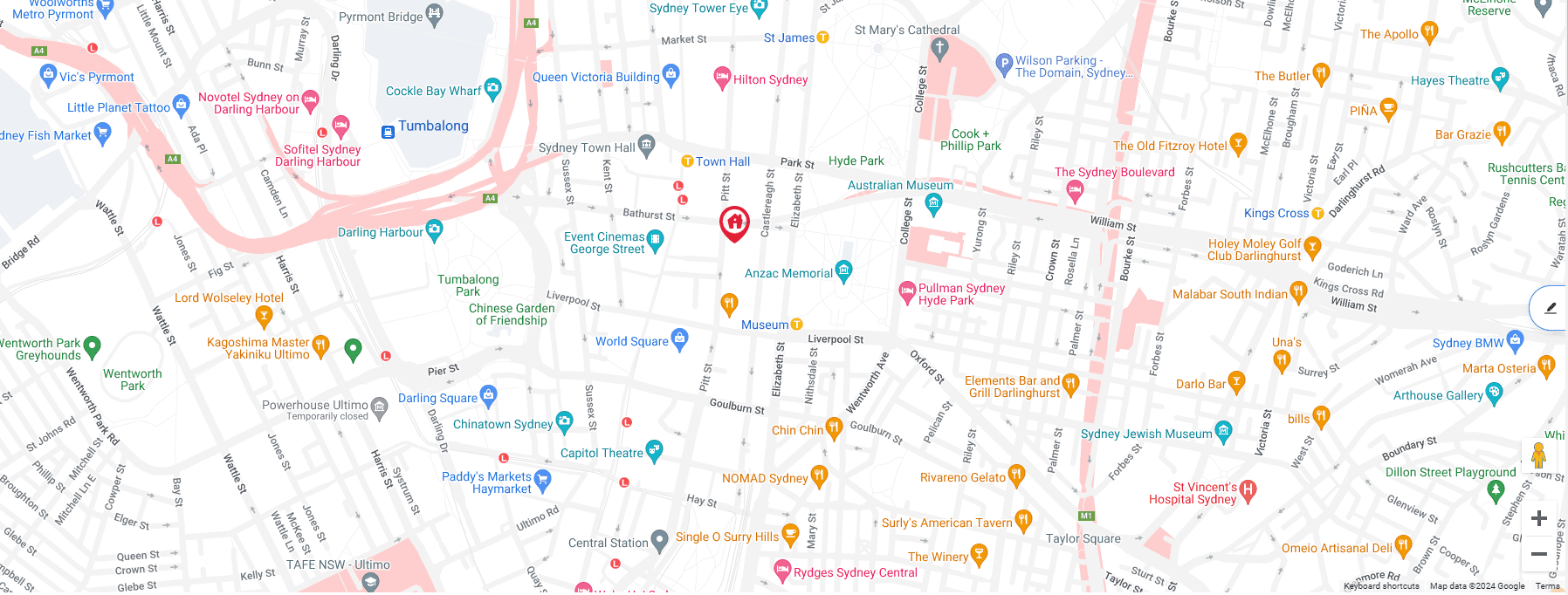 Indi Sydney - Residential Living Map