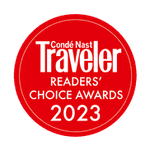 Logo of Condé Nast Traveler Readers' Choice Awards 2023 used at Ladera Resort