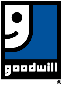 Goodwill logo poster at Rosen Inn Universal