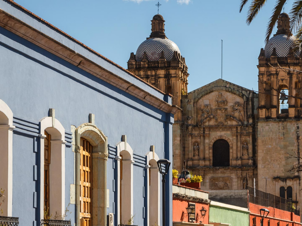 Anciet building in the Oaxaca City