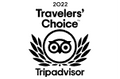2022 Travelers' Choice Tripadvisor logo used, River Street Inn