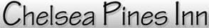 Logo of the Chelsea Pines Inn, or sister property located near the Chelsea Market in New York City.