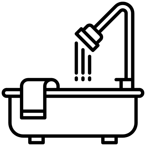 Freistehende Badewanne