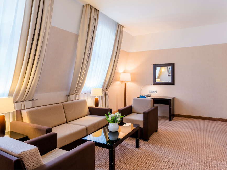 Suite at Polonia Palace Hotel in Warsaw centre