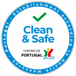 Selo clean & safe logo at NEAT Hotel Avenida