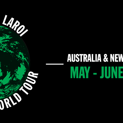 Poster of The Kid LAROI world tour at Brady Hotels
