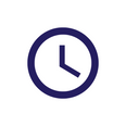 A vector icon of the Clock used at Harborside Hotel