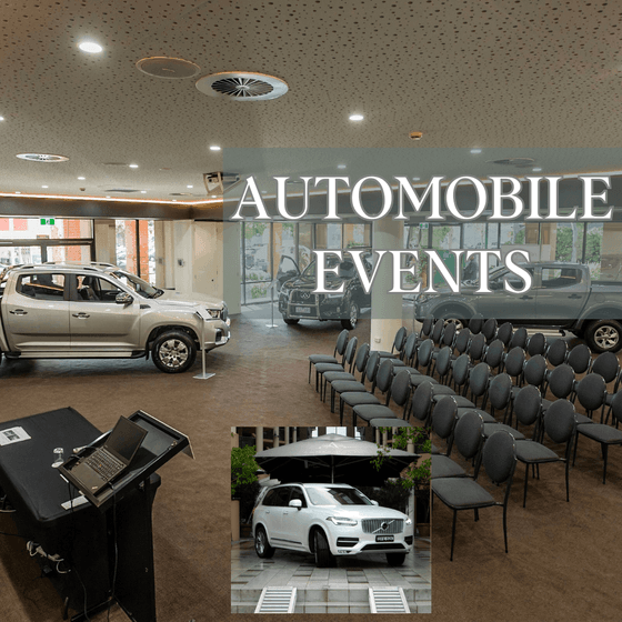 Poster of Automobile Events used at Amora Hotel Riverwalk Melbourne