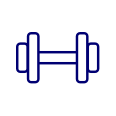 Vector Icon of a gym at Jamaica Pegasus Hotel