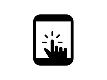 Touch screen icon