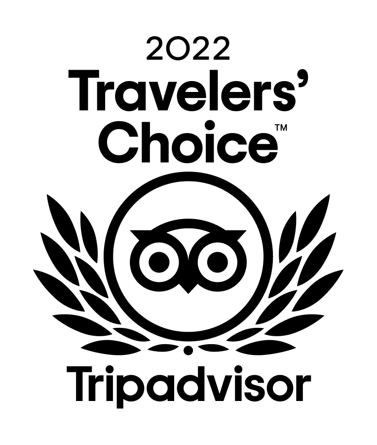 2022 Travelers' Choice logo used at Stein Eriksen Lodge