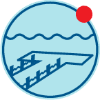 Vector illustration of Palomino Island beach cam live icon used at EL Conquistador Resort