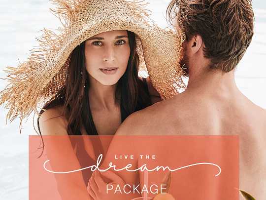 Couple hugging each other at Daydream Island Resort