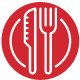 Resturant icon used at Gouverneur Hotel Trois Rivieres