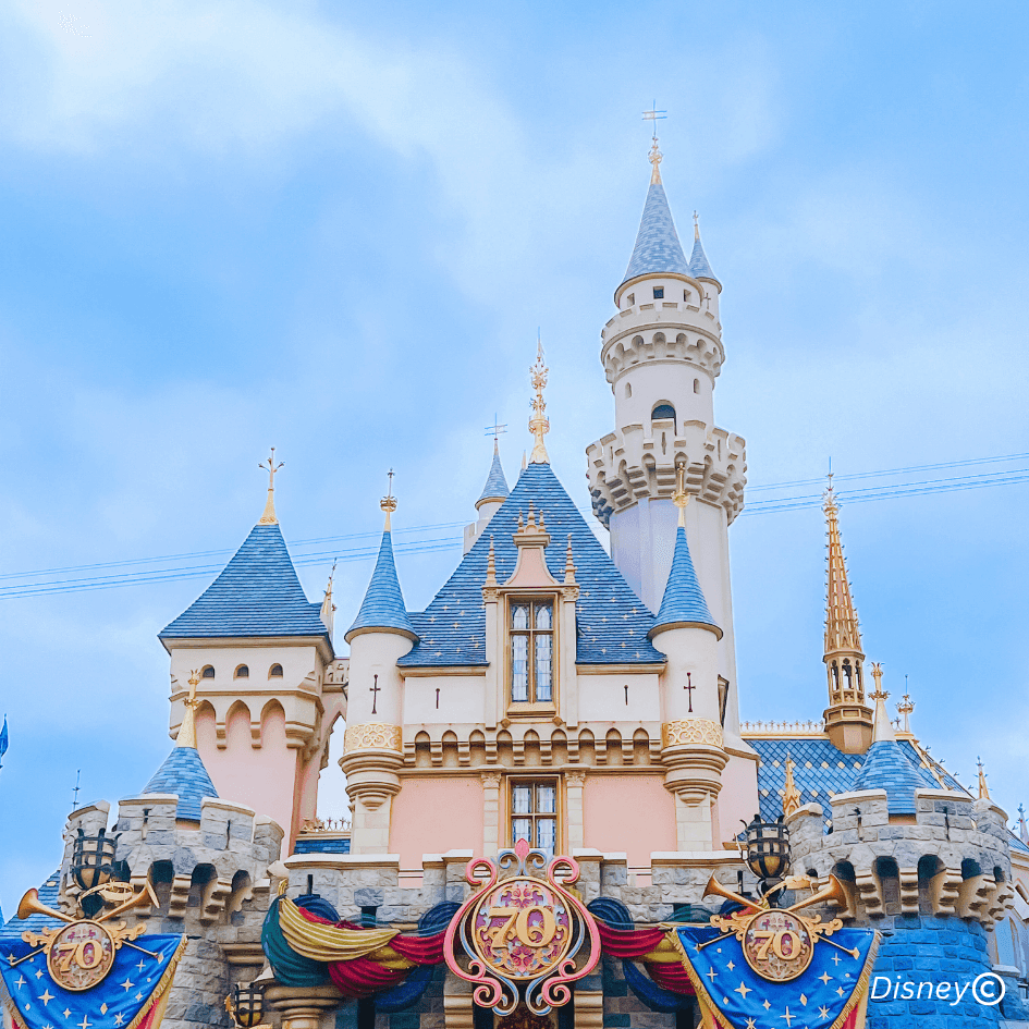 DisneylandⓇ 70th Anniversary Castle