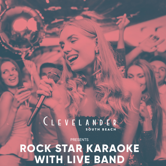 Rock Star Karaoke with Live Band poster at Essex House Hotel
