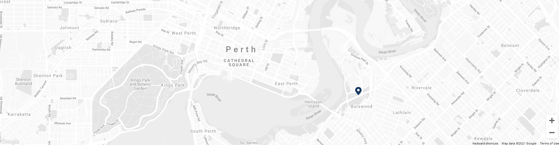 Map image of Crown Metropol Perth
