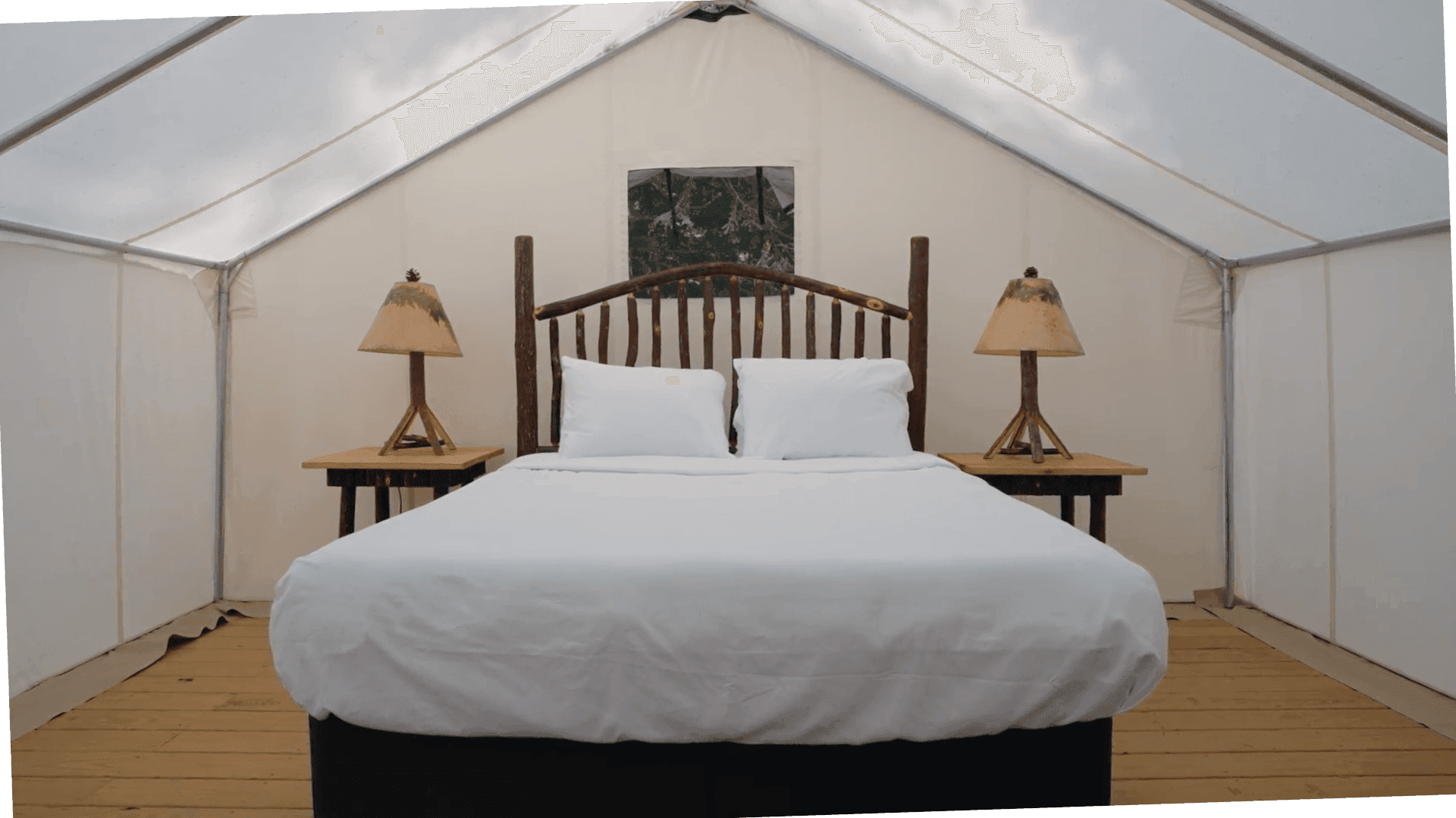 Glamping bedding on sale