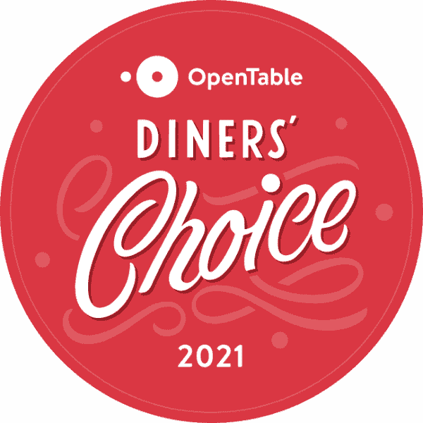 Logo for OpenTable Diners' Choice 2021