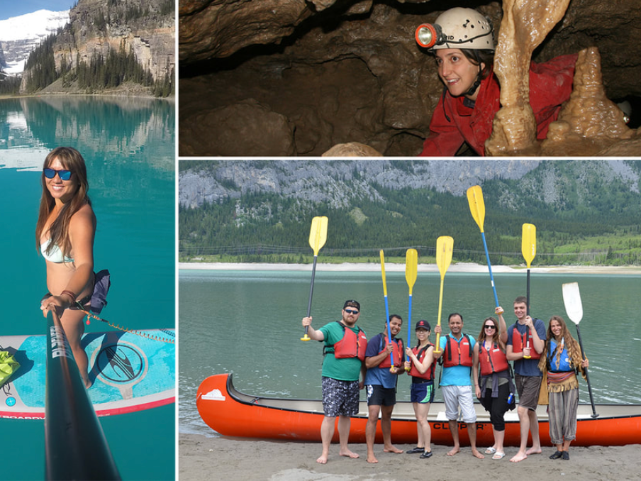 Collage photo of adventures near Blackstone Mountain Lodge