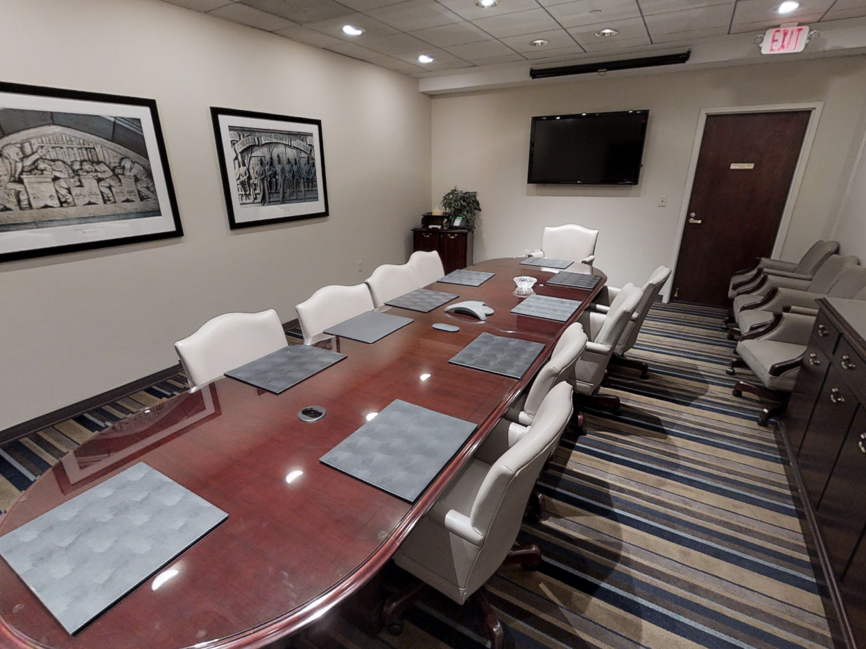 Arranged Executive Boardroom at New Haven Hotel