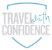 Official Travel Confidence logo at Curamoria Collection