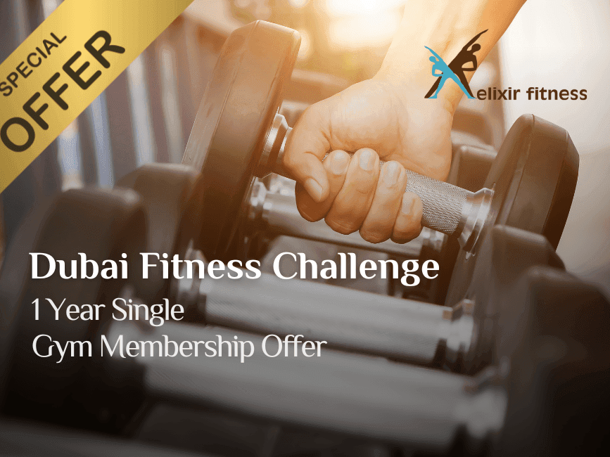 Dubai Fitness Challenge 1 Year Single Gym Membership 