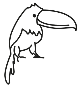 Vector icon of Toucan used at Flemings Hotels