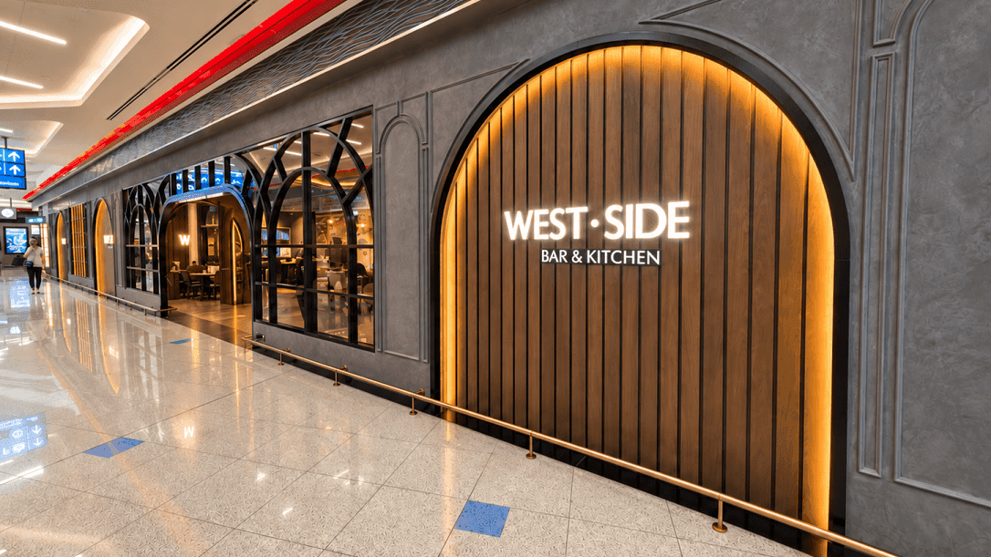 West Side Bar and Kitchen located in Concourse A, Terminal 3, Dubai International Airport 