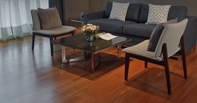 Living area of 2 Bedroom Executive at VE Hotel & Residence