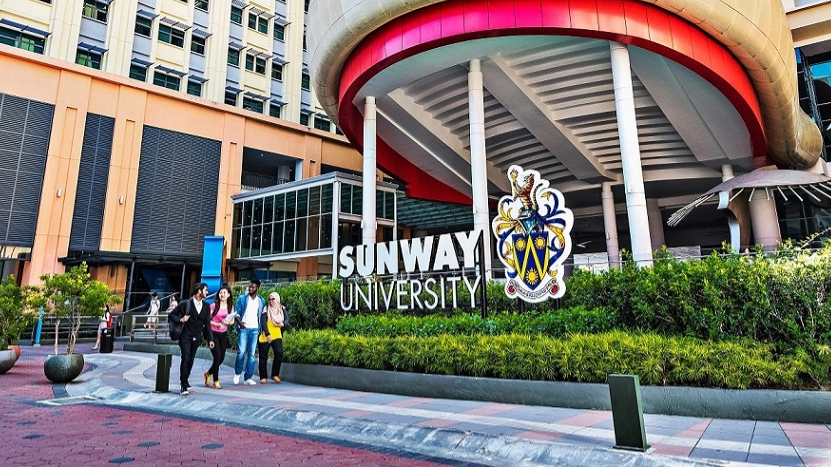 The exterior of Sunway University near Sunway Lagoon Hotel