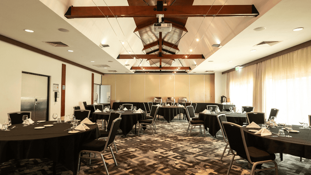 Banquet set-up in Ansett Room at Mercure Darwin Airport