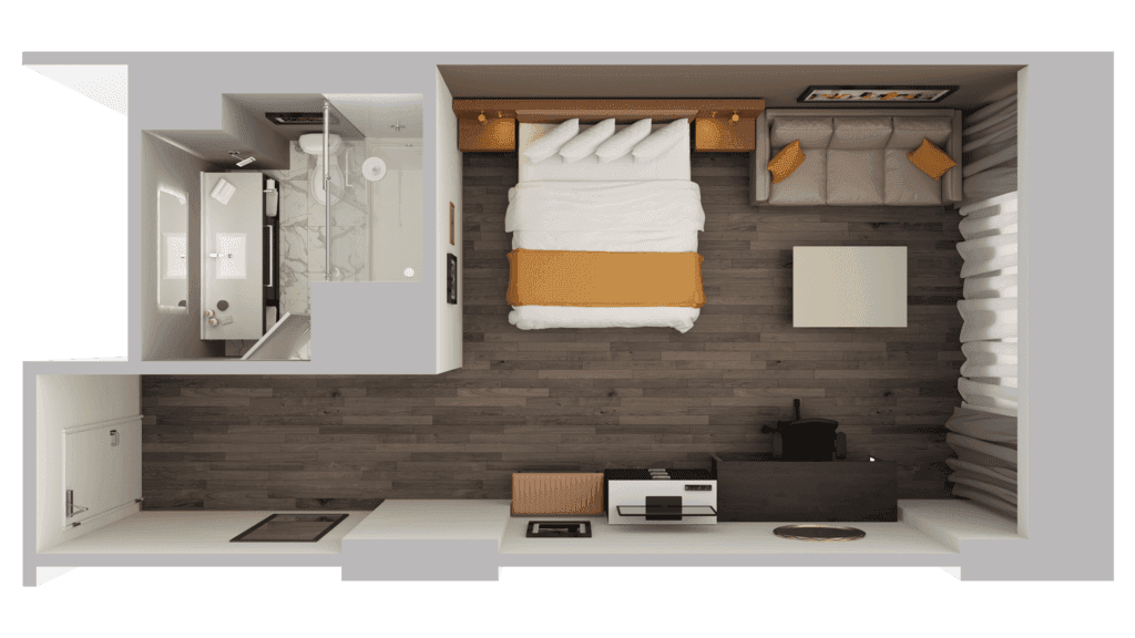 Silver Room – 1 King Bed | Atlantica Hotel Halifax