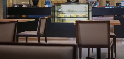 Arranged dining area in a restaurant at VE Hotel & Residence