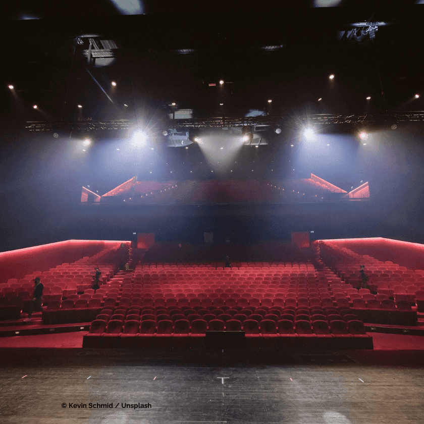 Stage view of theatre