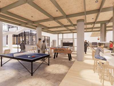 UniLodge Kensington Common Room and Kitchen