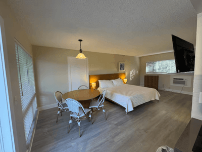 King Bedroom Suite with Kitchenette